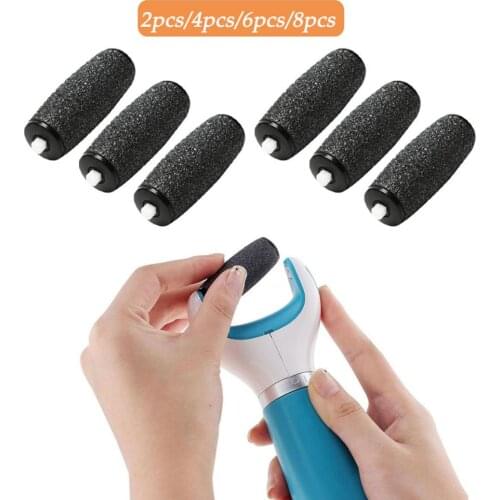 Pedicure Refill Roller Heads Electronic Feet File Refill Roller Repair Foot Care Tool Pedicure Machine Skin Remover Accessories