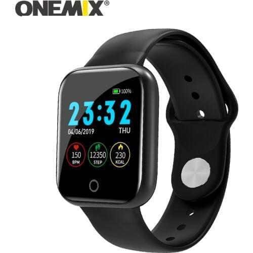 ONEMIX New Men Women Outdoor Smart Sports Watch IP67 Waterproof Fitness Bracelet Bluetooth Monitored Tracker Wristband Pedometer