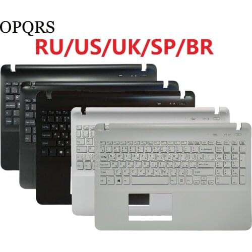 US laptop keyboard for sony SVF152C29V SVF153A1QT SVF15A100C SVF152100C SVF1521Q1RW keyboard with Palmrest upper Cover