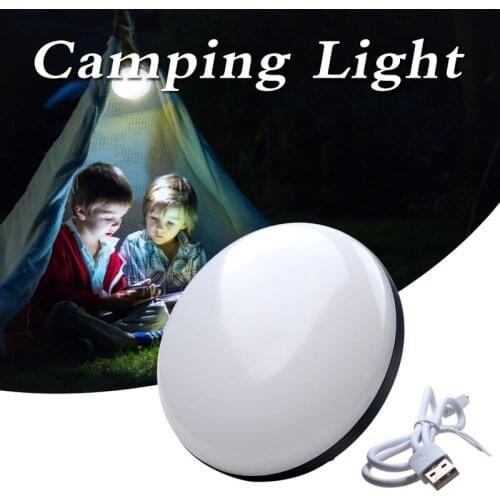 Led camping lamp rechargeable portable magnet flashlight outdoor market tent lamp emergency night light outdoor lighting
