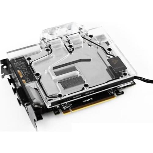 Barrow GPU Water Block Full Coverage Graphics card For GIGABYTE GTX1080MINI/1070MINI, 5V ARGB 3PIN AURA SYNC