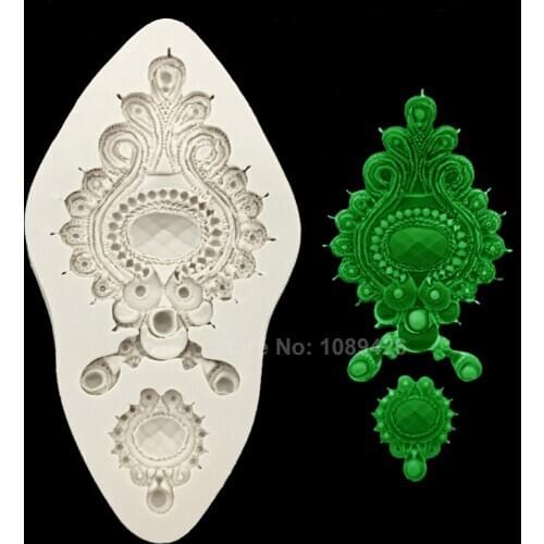 Jewelry Silicone Sugarcraft Mould Set, Fondant Cake Decorating Tools