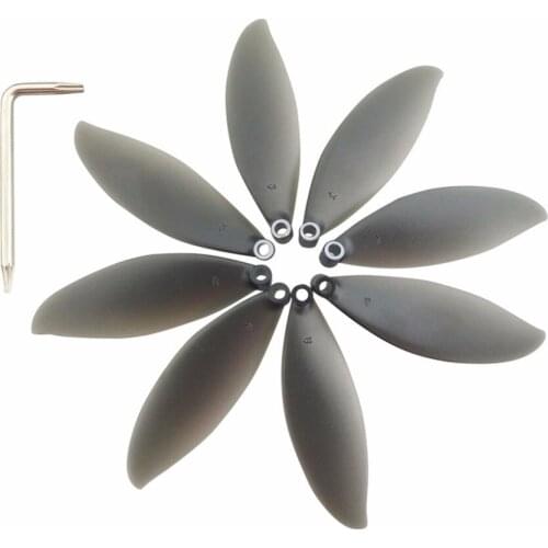 8PCS propeller for parrot anafi aerial four-axis drone propeller black