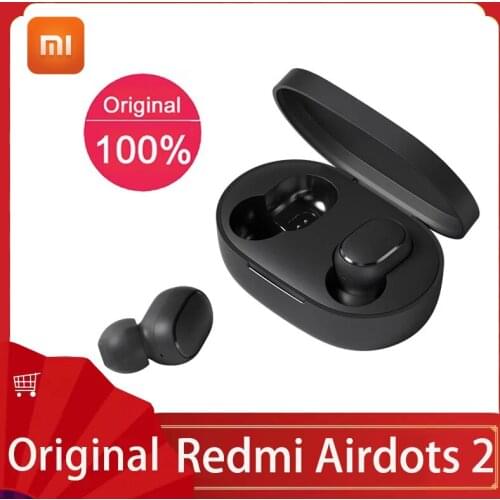 2020 Xiaomi Redmi Airdots 2 TWS Earphone Wireless bluetooth 5.0 Earphone Stereo Noise Reduction Mic Voice Control