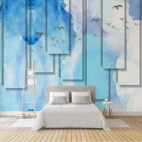 Milofi custom large 3D wallpaper mural 3d new Chinese ink landscape living room background wall decoration wallpaper