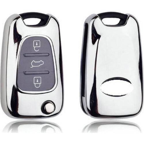Soft Tpu Car Key Case Cover For KIA Rio 3 Picanto Ceed Cerato Sportage K2 K3 K5 Soul For Hyundai Key Case For Car Remote Key Fob