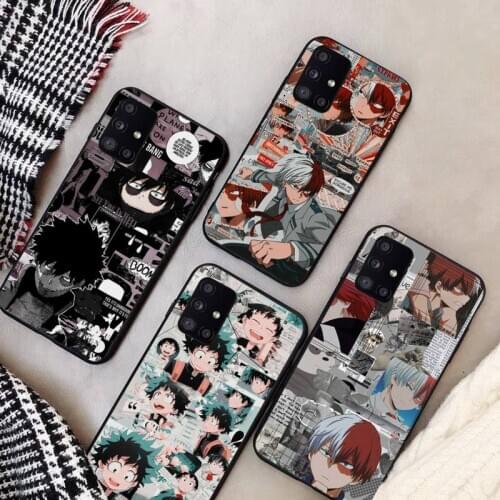 Todoroki boku no hero academia Shell Phone Case For Samsung S6 S7 edge S8 S9 S10 e plus A10 A50 A70 note8 J7 2017