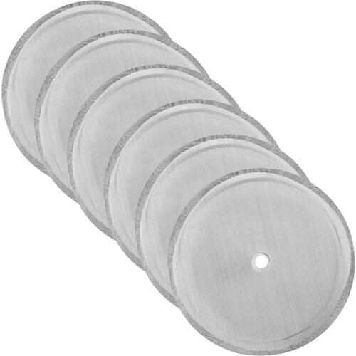6PCS Reusable Coffee Filter Basket For French Press Coffee Maker Making Machine Stainless Steel Permanent Coffee Filter Tool