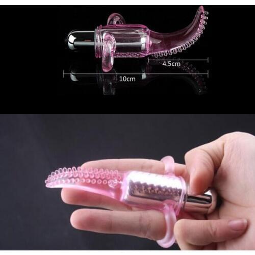 Hot Sale Strong Power Jelly Finger Vibrating Tongue clit Vibrator Adult Product,G Spot Vibrator Sex Toys For Women sexo sextoys