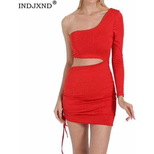 Летние платья с коротким рукавом INDJXND China At AliExpress