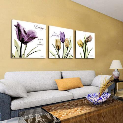 Beautiful Transparent Floral Poster Nordic Living Room Wall Art Print Picture Home Decoration Canvas Painting Without Frame T49