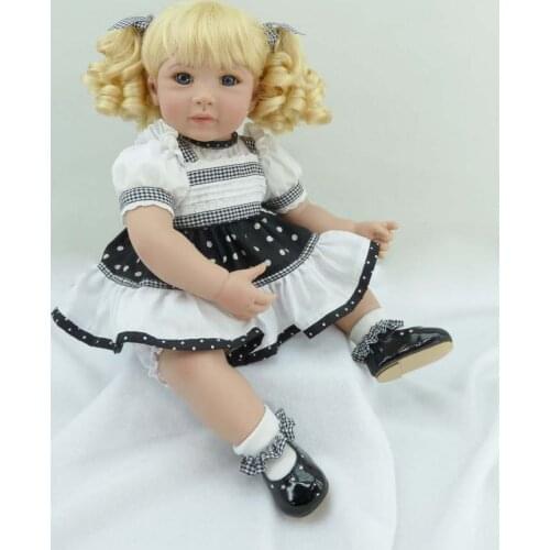 DollMai New 51cm Silicone Reborn Super Baby Lifelike Toddler Baby Bonecas Kid Bebe doll Reborn Brinquedos Reborn Toys gift