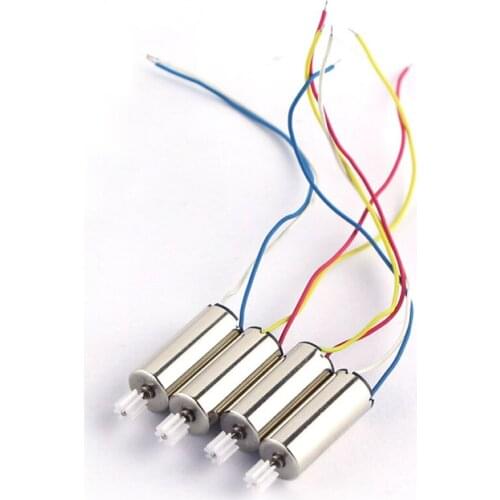 4PCS Motor Engine with Plastic Gear for Syma X11 X11C X13 RC Drone Quadcopter CW CCW Motor Spare Parts