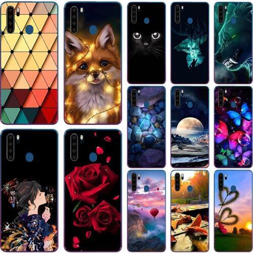Cartoon Flower Print Soft TPU Phone Case Cover For Blackview A80 A60 Pro BV9600 Pro A80 60 Fundas Phone Case Cover