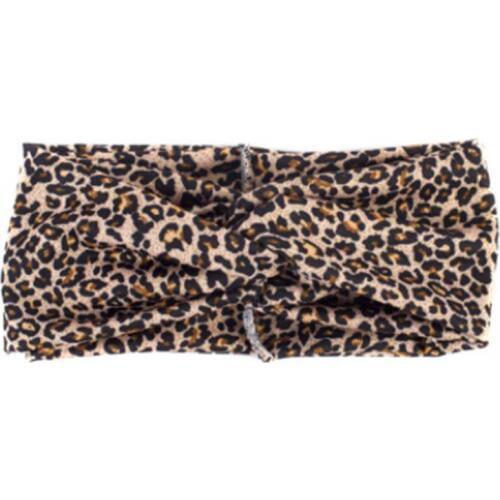 MYZOPER 2019 Fashion New Solid Color Cross Girls Hair Accessories Leopard Casual Simple Tide Vintage Headband Turban