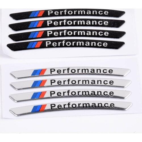 Car Decal Sticker Wheels Rims Racing Car Sticker Performance For BMW e46 e90 e60 e39 f10 f30 e36 f20 e87 x5 e70 e30 e92 g30 e34