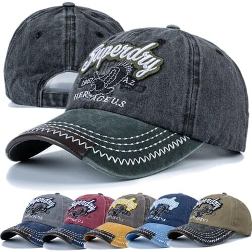 New 1 PCS Unisex Cap Quality Cotton Plain Baseball Hat Casual Adjustable Color matching Hats For Women Men Shading Cap