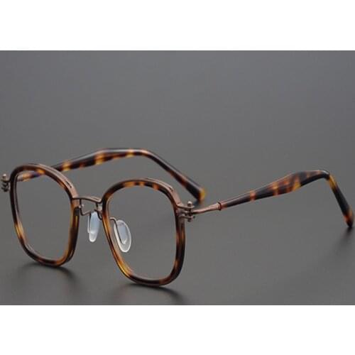 Pure Titanium Japanese Handmade Eyewear Frames Men Small Size Optical Eyeglasses Vintage Prescription Myopia Glasses for Women