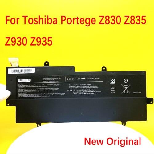 Original PA5013U-1BRS PA5013U For Toshiba Portege Z835 Z830 Z930 Z935 Ultrabook PA5013 14.8V 47Wh 3080mAh New Laptop Battery