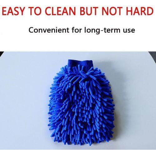 Car Cleaning Drying Gloves Ultrafine Fiber Chenille Home Glove Tool Accessories Microfiber Car Window Cleaning Washing Auto N2Z9