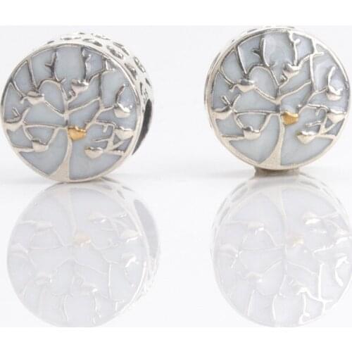 Authentic 925 Sterling Silver Beads New Happiness Creative Life Tree Beads Fit Original Pandora Bracelet For Women Diy Jewelry