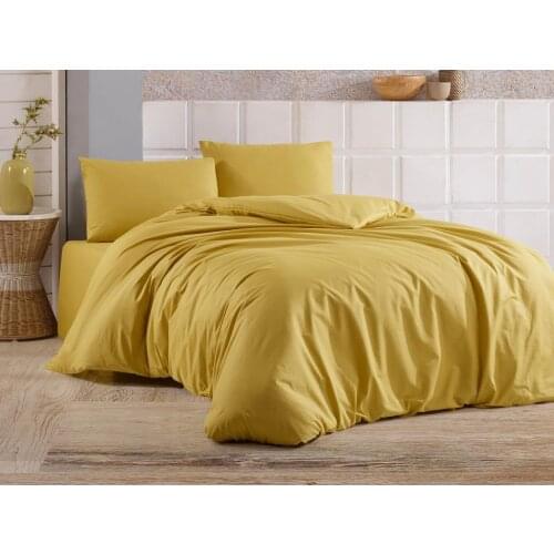 Land Of dowry Almond Double Personality Duvet cover set Mustard