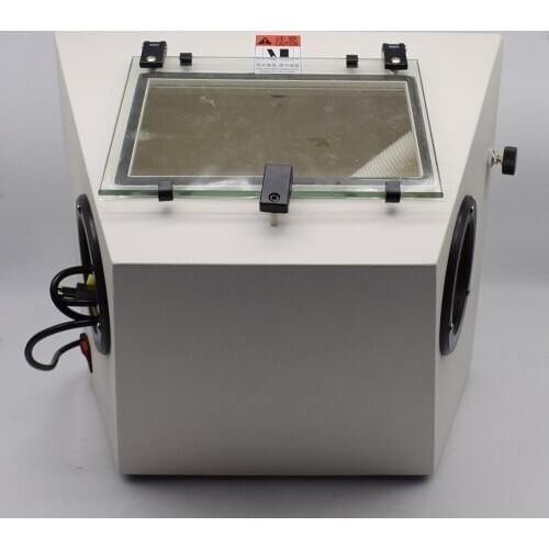 220V Portable Jewelry Sandblasting Machine Diagonal Sandblaster Machine for Jewelry Dental Lab