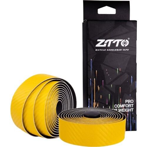 ZTTO Bike Handlebar Tape EVA PU Road Bicycle Handlebar Tape Anti-slip Shock Absorption Cycling Wrap End Plug Accessories