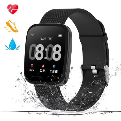 R32 Smart Watch Heart Rate Monitor Blood Pressure Fitness Tracker Bluetooth Smartwatch Men Women Sport Watch for ios android+BOX