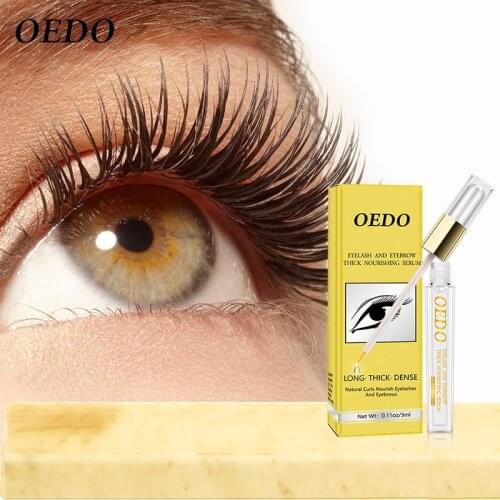 OEDO Herbal Powerful Makeup Eyelash Growth Treatments Liquid Serum Enhancer Eyelash Longer Thicker Eyelashes Serum Eye Makeup