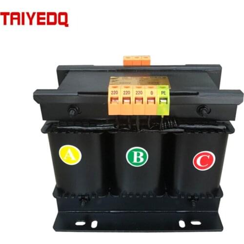 Three-Phase Isolation Transformer Dry Type SBK-100W300W500VA1000VA380V to 220V200V110V Low Frequency