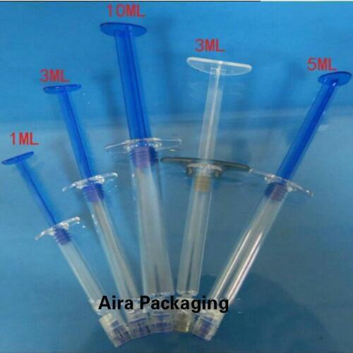 10ML 50pcs/lot Empty Cosmetic Liquid Refillable Syringe DIY Clear Essence Eye Cream Filler Mask Essence Skin Care Bottle