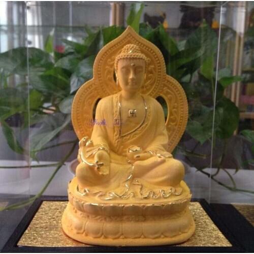 2021 Southeast Asia home company High grade gilding gold Medicine Buddha buddha statue Talisman Family protection Buddhism
