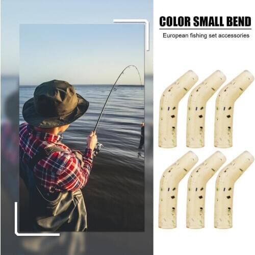 30Pcs/Set 11mm TPR Hook Aligners Carp Fishing Line Durable Hair Outdoor Camouf Fishing Terminal Tackle Aligner Accessaries W5Q0