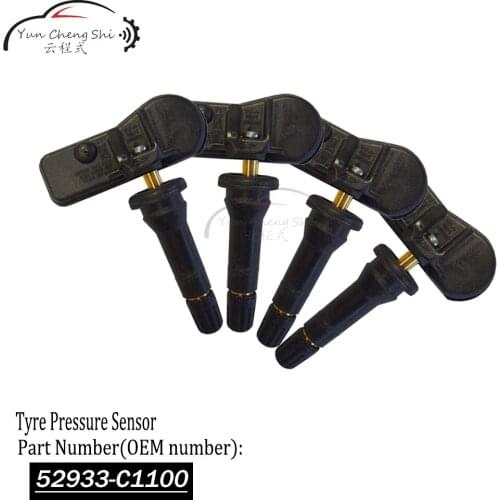 4pcs/Lot Tire Pressure Monitoring Sensor 52933-C1100 Tpms Sensor Car Styling standard Car Tire Pressure For Hyundai