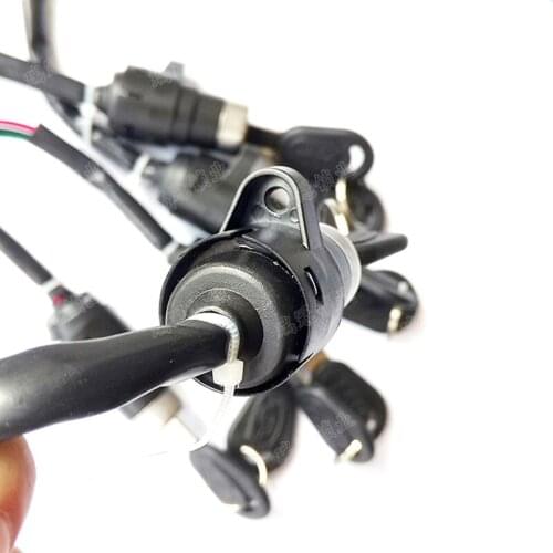 70 small head lock motorcycle tricycle power lock ATV start ignition switch Chager Mini Lock motor bike accessories