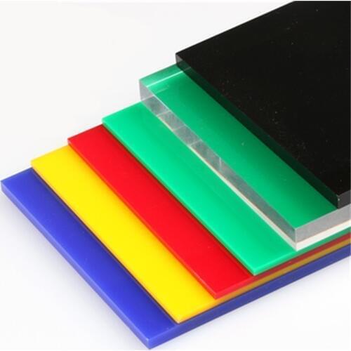 300x200x2.7mm Acrylic Board Glossy Multicolor Translucent Plexiglass Plastic Sheet Organic Glass Polymethyl Methacrylate