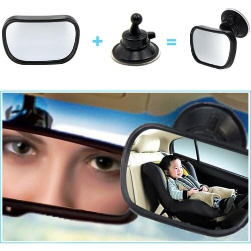 Car Back Seat Baby View Mirror Mini Baby Rear Convex Mirror Adjustable Car Baby Kids Monitor Safety Reverse Safety Seat Dropship