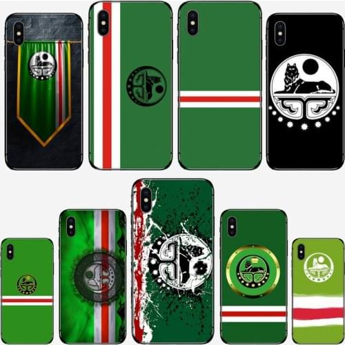 Chechen National Flag Phone Case for iPhone 11 12 mini pro XS MAX 8 7 6 6S Plus X 5S SE 2020 XR