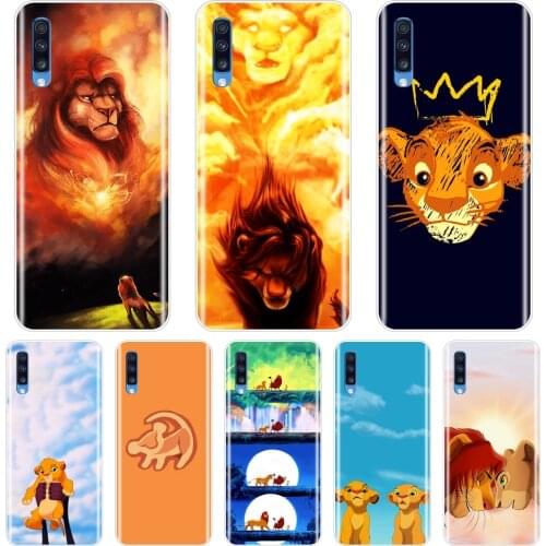 For Samsung Galaxy A40 A30 A20 A10 Case Silicone Lion King Cute Pattern Back Cover For Samsung Galaxy A50 A60 A70 A80 Phone Case