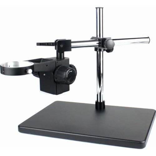 HDMI USB Video Microscope Camera Adjustable Boom Table Working Stand Holder + 50mm Ring Holder + Multi-axis Adjustable Metal Arm
