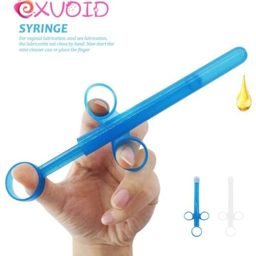 EXVOID Syringe for Water Based Lubricant Oil Dry Pain Relief Anal Vagina Shooter Sex Toys for Couples Personal Hygienic Health