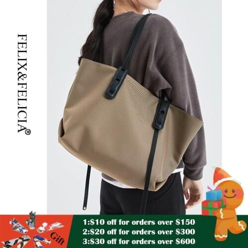 FELIX&FELICIA Factory Brand Fashion Casual Handbag High Quality Ladies Luxury Waterproof Women Shoulder Tote Oxford Cloth Bag