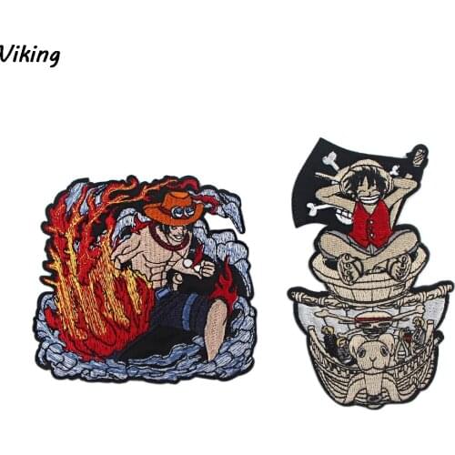G1709 Anime DIY Embroidery Stickers Iron on Patch for Clothing Accessories Garment Appliqued Sew on Jacket