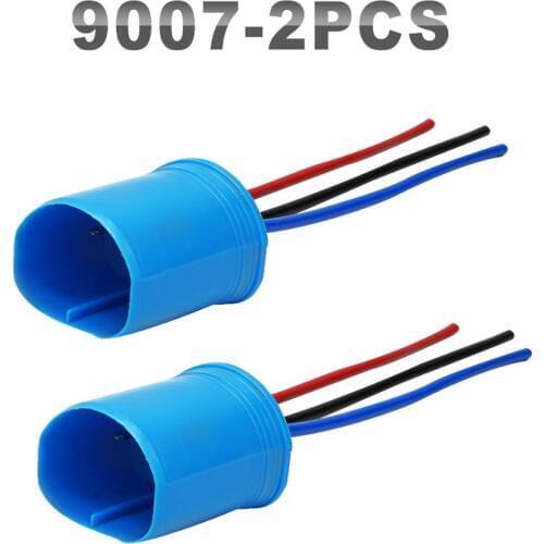 JGAUT Automotivo Male Connector H4 Fog Light Headlight Wiring Harness LED H7 9005 HB3 H8 H9 H11 Connector H13 9007 5202 7440