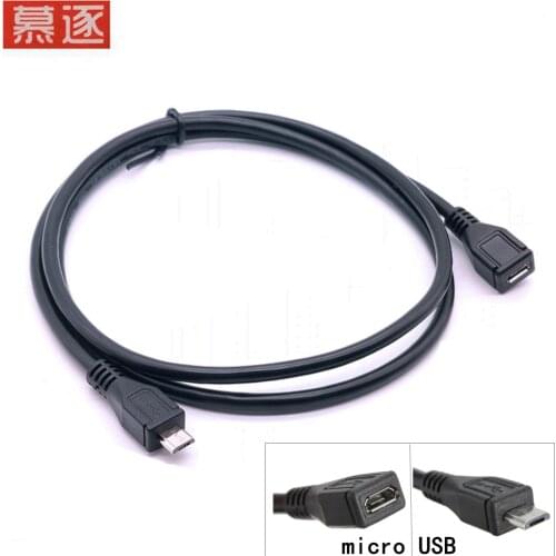 Hohe Qualität M/F Für Micro USB 2,0 Typ B Männlich Zu Weiblich Kabel Draht Extender Ladekabel kabel Gute Verkauf