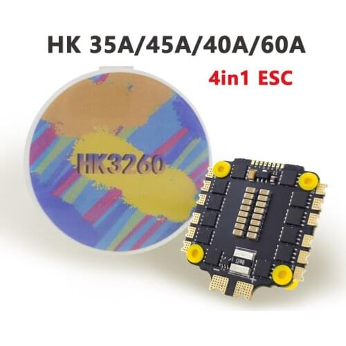HAKRC HK 32BIT 40A 60A BLHeli-32 4in 1 ESC Speed Controller 8BIT 35A 45A BLHeli-S DShot150/300/600 Ready STM32F051 Advanced PCB