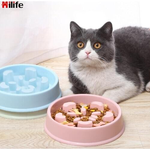 HILIFE Pet Dog Training Bowl Dog Feeding Food Bowls Dog Accessories Feeder Dish Avoid Choking Puppy Slow Eating Tool Dog Feeders