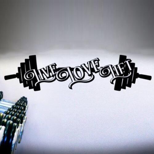 Fashion Pattern Removable Wall Stickers for Sport Gym Vinyl Art Decor Wallpaper Decals Background Poster Murals Quotes YY101