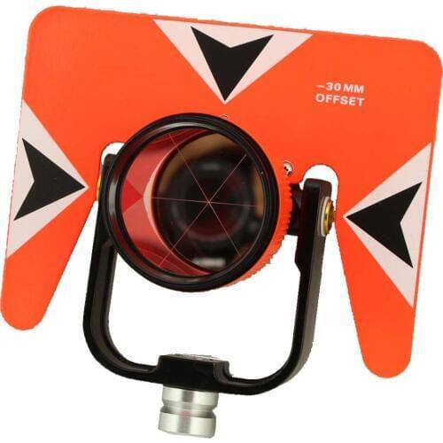 RED COLOR All Metal Prism Set with Bag for FOR NIKON SOKKIA TOPCON PENTAX SOUTH TOTAL STATION prism surveying instrument